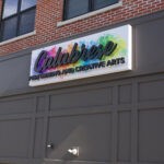 Lit Exterior Building Sign Design & Installation for Calabrese in Kennett Square, PA